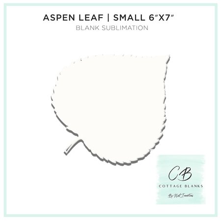 NEXT INNOVATIONS Small Aspen Leaf Wall Art Sublimation Blank, 12PK 261421007
